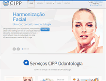 Tablet Screenshot of cippodontologia.com.br